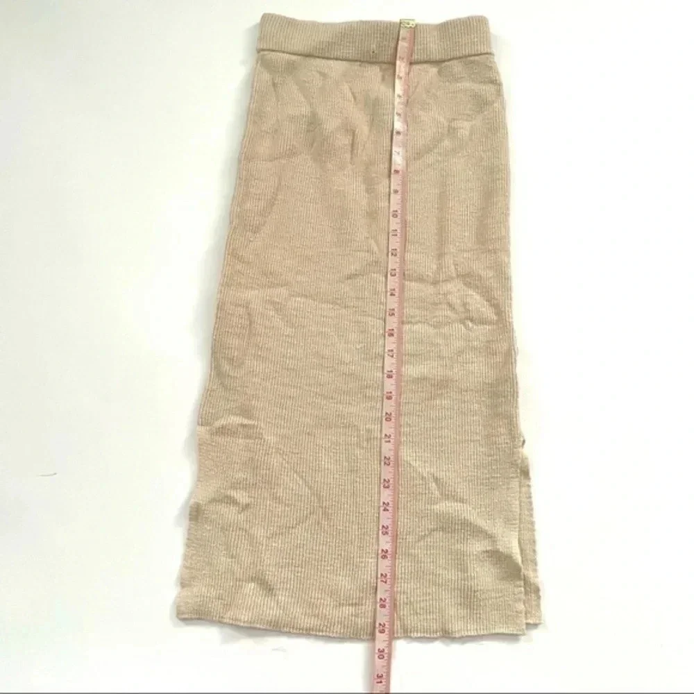 New Damaged Madewell Birchmoor Midi Sweater Skirt